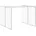 214x661x181cm Verzinkter