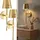 ideoon lights Elegante LED Wandleuchte (2er-Set) 44 hochwertige LEDs Gold