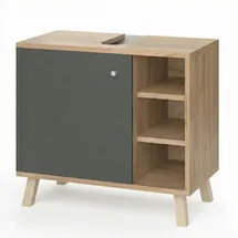 Vicco Waschbeckenunterschrank Senyo Sonoma/W Unterschrank