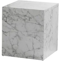 Wohnling Monobloc Weiß MDF 40 x 40 x 45 cm