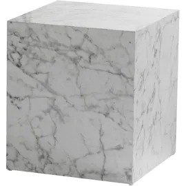 Wohnling Monobloc Weiß MDF 40 x 40 x 45 cm