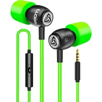 LUDOS Clamor Kopfhörer In Ear - Wired Ohrhörer mit Kabel und Mikrofon, 5 Jahre Garantie, Bass, Premium-Audioqualität, Neuartiger Memory Foam, Verstärktes Kabel, Headphones mit Lautstärkeregler