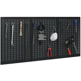 KÜPPER Lochwand Gesamt-B1200xH600mm B400xH600mm m.12 Standardhaken