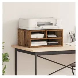 vidaXL Druckertisch, Druckerständer Raucheiche 49x40x22,5 cm Holzwerkstoff braun