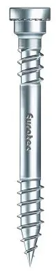 EUROTEC Terrassotec Terrassenschrauben Edelstahl 5,5 x 50 mm + Drill Stop A2 Stück 500 im Eimer + Bit