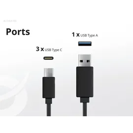 Conceptronic ALTHEA18B 4-Port-100-W-USB-Ladegerät