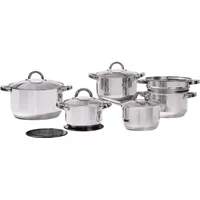 Ambition Edelstahl-Topfset 13-teilig Berry Ambition