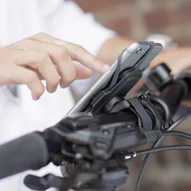 KLICKfix Phonepad Loop Smartphone Halterung grau/schwarz