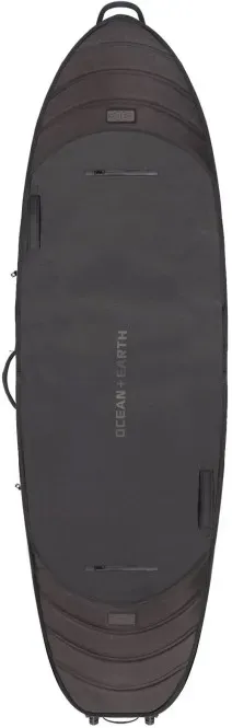 OCEAN EARTH APEX QUAD WHEEL FISH SHORTBOARD Boardbag 2026 black - 7,0