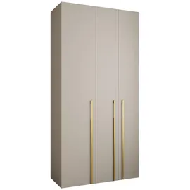 abiks möbel Drehtürenschrank COMO 120 x 245,5 x 50 cm Gold
