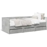 vidaXL Tagesbett 90 x 190 cm Grau