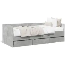 vidaXL Tagesbett 90 x 190 cm Grau