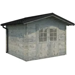 Palmako Leimholzbogen für Carport Grau tauchimprägniert