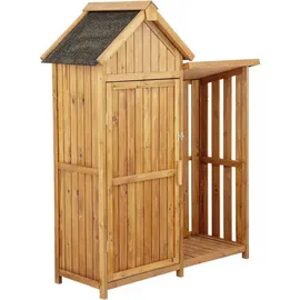 habitat garten Gartenschrank 1,36 x 0,57 m Braun