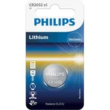 Philips Knopfzelle CR 2032 3 V 5 St.