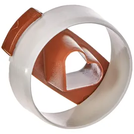 Städter Ausstechform Der patente Spitzbub mit Auswerfer, glatt, aus Kunststoff 4 cm, Silber