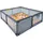 Relaxdays Laufstall Baby mit 50 Bällen, grau