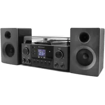 Soundmaster Stereoanlage DAB+, FM 20 W Bluetooth (Schwarz)