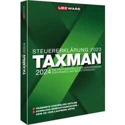 Lexware TAXMAN 2024 - Box-Pack - 1 Benutzer, bis zu 5 Steuererklärungen