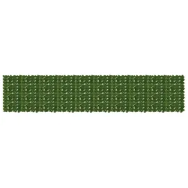 vidaXL Balkonverkleidung 500 x 100 cm Grün Polyethylen