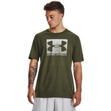 Under Armour Damen Sportstyle Kurzarm-T-Shirt, (390) Marine Od Green/Halo Gray/Pewter, S