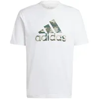 Adidas Camo Badge of Sport Graphic T-Shirt White XL