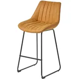 Homescapes Barstuhl Ascot 54 x 97 x 47 cm Gold