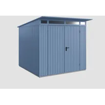 EcoStar Trend-P Typ 2,38 x 2,38 m taubenblau Doppeltür