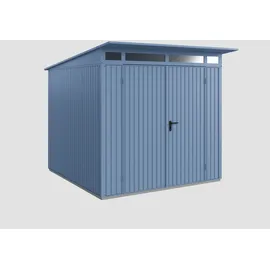 EcoStar Trend-P Typ 2,38 x 2,38 m taubenblau Doppeltür