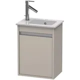 Duravit Waschtischunterschrank 1 Tür 40 x 55 x 28,5 cm Taupe Matt