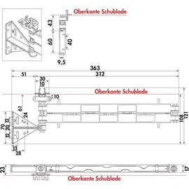 EVOline 159909127800 Wing Kabelführung schwarz -