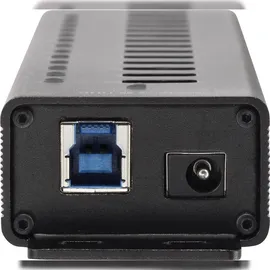 Renkforce RF-3897144 13 Port USB 3.2 Gen 1-Hub (USB 3.0) mit Aluminiumgehäuse, zur Wandmontage, mit Schnellladeport