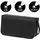 Hama 33833 CD-Wallet Nylon 120 schwarz