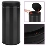 vidaXL Automatischer Sensor-Mülleimer 80 l Schwarz