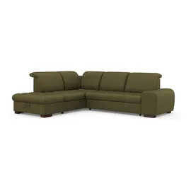 sit&more Eckcouch Mikrofaser 2-Sitzer Grün