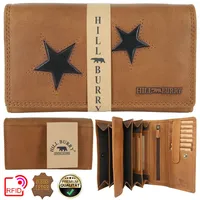 RFID Geldbörse Geldbeutel Geldtasche Portemonnaie | Damen Frauen Leder 2 Sterne