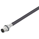 Weidmüller 1341240050 Sensor-/Aktor-Einbausteckverbinder M12 Stecker, Einbau Polzahl: 8 1