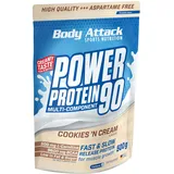 Body Attack Power Protein 90 Cookies'n Cream Pulver 500 g
