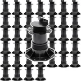 XPOtool Set 50x Stelzlager Terrassen, 2700kg, 137-215mm, Stellfüsse höhenverstellbar (50 x)