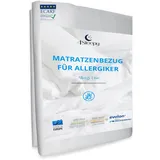 4Sleepy Matratzenbezug für Allergiker - Milbenbezug Matratze 180x200 - waschbarer Matratzenschutz - Anti Milben & Bettwanzen Encasing, bis 20cm Höhe (180x200x20)