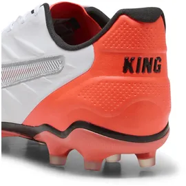 Puma King Pro FG/AG Herren Puma White/Puma Silver/Glowing Red 39