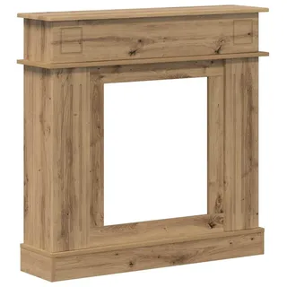 vidaXL Kaminumrandung Artisan-Eiche 102 x 26 x 100 cm Braun