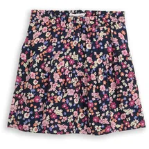 Tom Tailor A-Linien-Rock mit All-Over Print blau 92/98