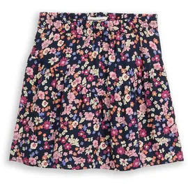 Tom Tailor A-Linien-Rock mit All-Over Print blau 92/98