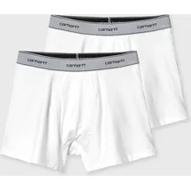 CARHARTT Cotton Trunks Schwarz / Weiß L 2er Pack