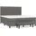 vidaXL Boxspringbett 180 x 200 cm Grau
