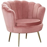 SalesFever Loungesessel »Clam«, extravagantes Muscheldesign, rosa