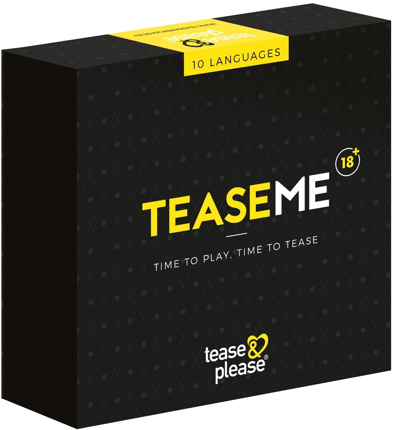 Tease & Please TeaseMe Erotisches Kartenspiel für Paare - Schwarz - Schwarz
