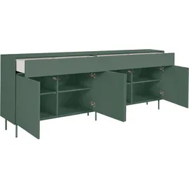 LeGer Home by Lena Gercke Sideboard »Essentials«, (2 St.), Breite: 224cm, MDF lackiert, Push-to-open-Funktion