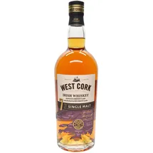 West Cork 7 Years Old Single Malt Irish Whiskey 46% vol 0,7 l